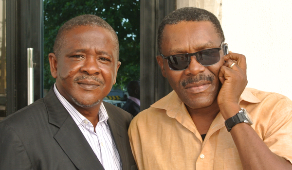 CAN President, Sayina R. Riman with The Head of Operations - ATF, William Asuquo