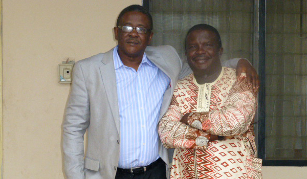 CAN President, Sayina Riman with Robo Adhuze, CAN Consultant